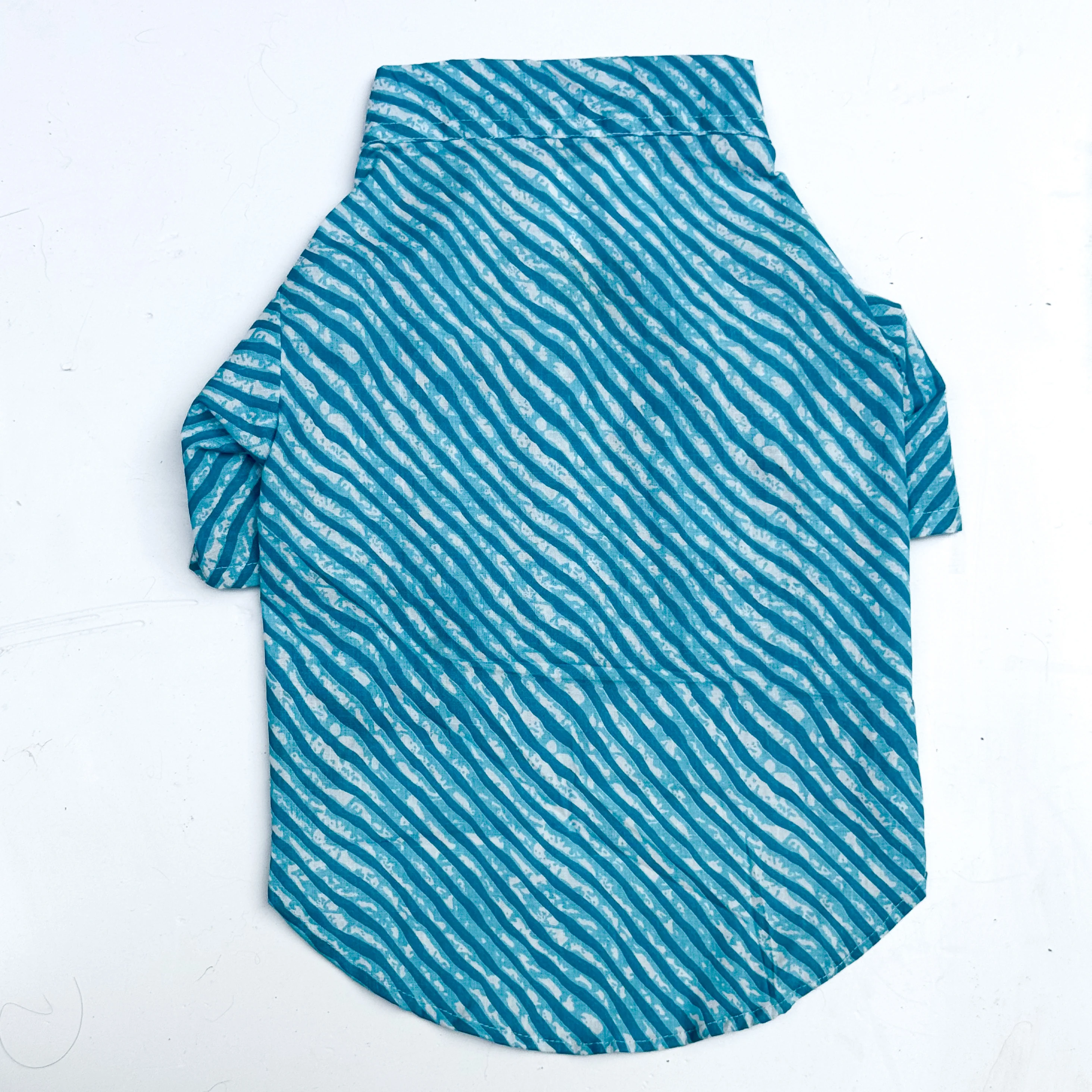 Pawgy Pets Lehriya kurta blue for Cats - Image 3
