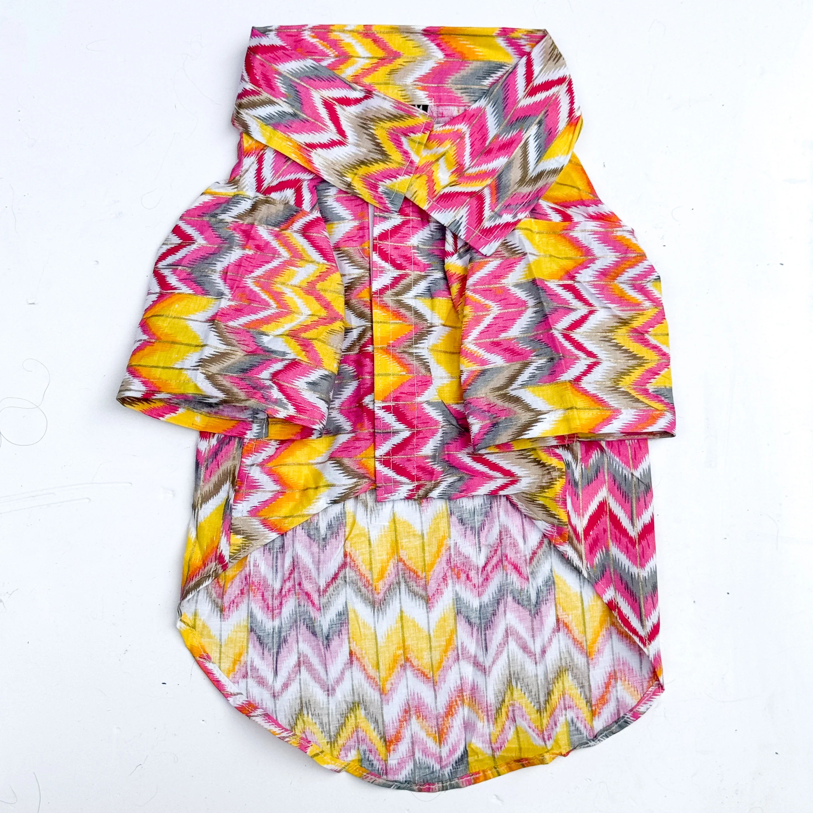 Pawgy Pets pink zig zag kurta for Cats - Image 5