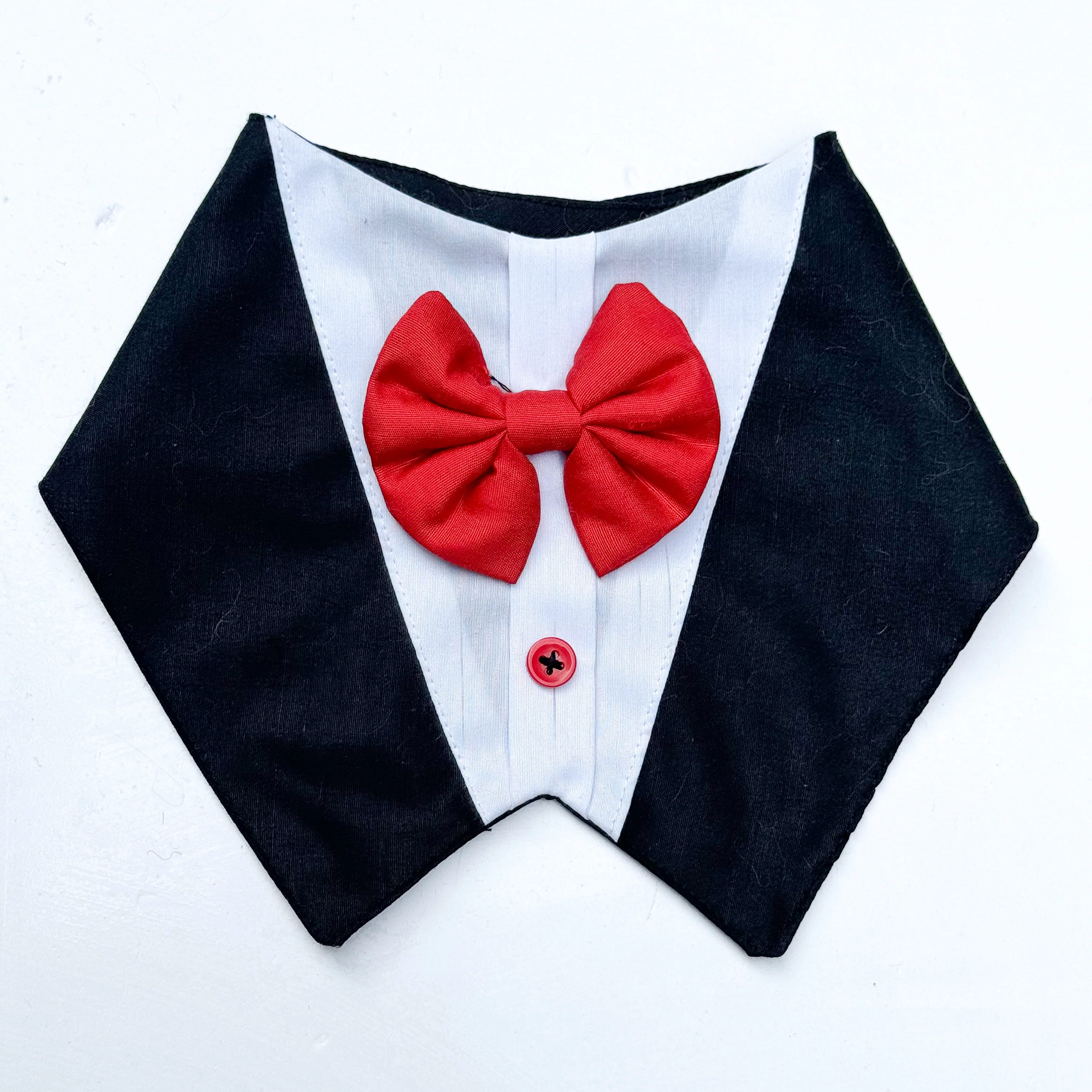Pawgy Pets Formal Tux Bandana: Black for Dogs & Cats - Image 3