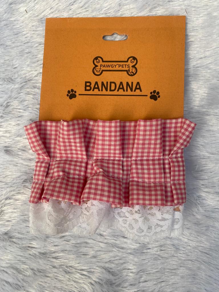 Pawgy Pets Frilly Bandana: Pink for Dogs & Cats - Image 4