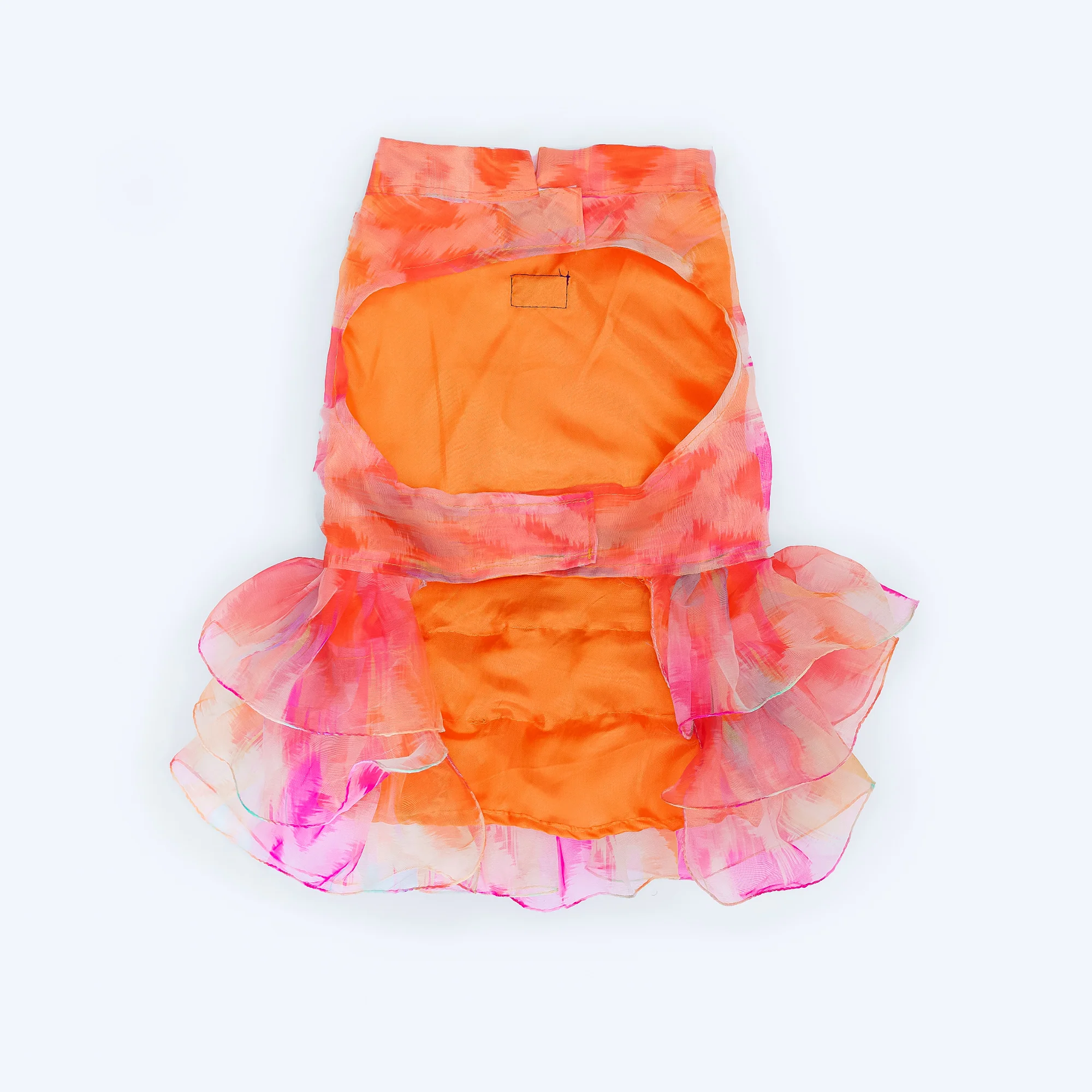 Pawgy Pets Frilly Dress Orange for Dogs - Image 4