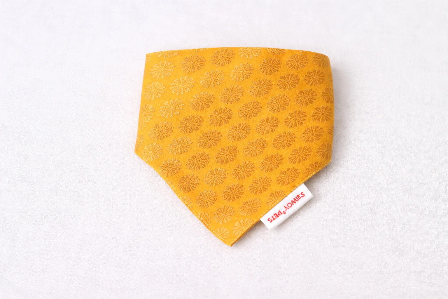 Pawgy Pets Occasion wear bandana Yellow for Dogs & Cats - Image 3