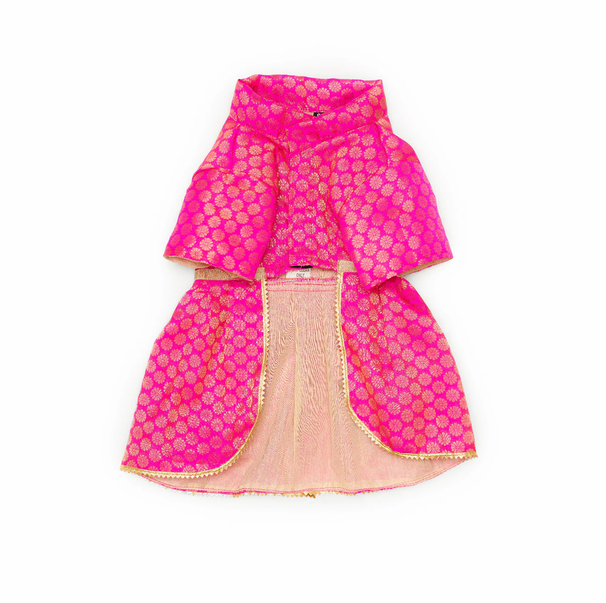 Pawgy Pets Occasion wear Dress Pink for Dogs - Image 3