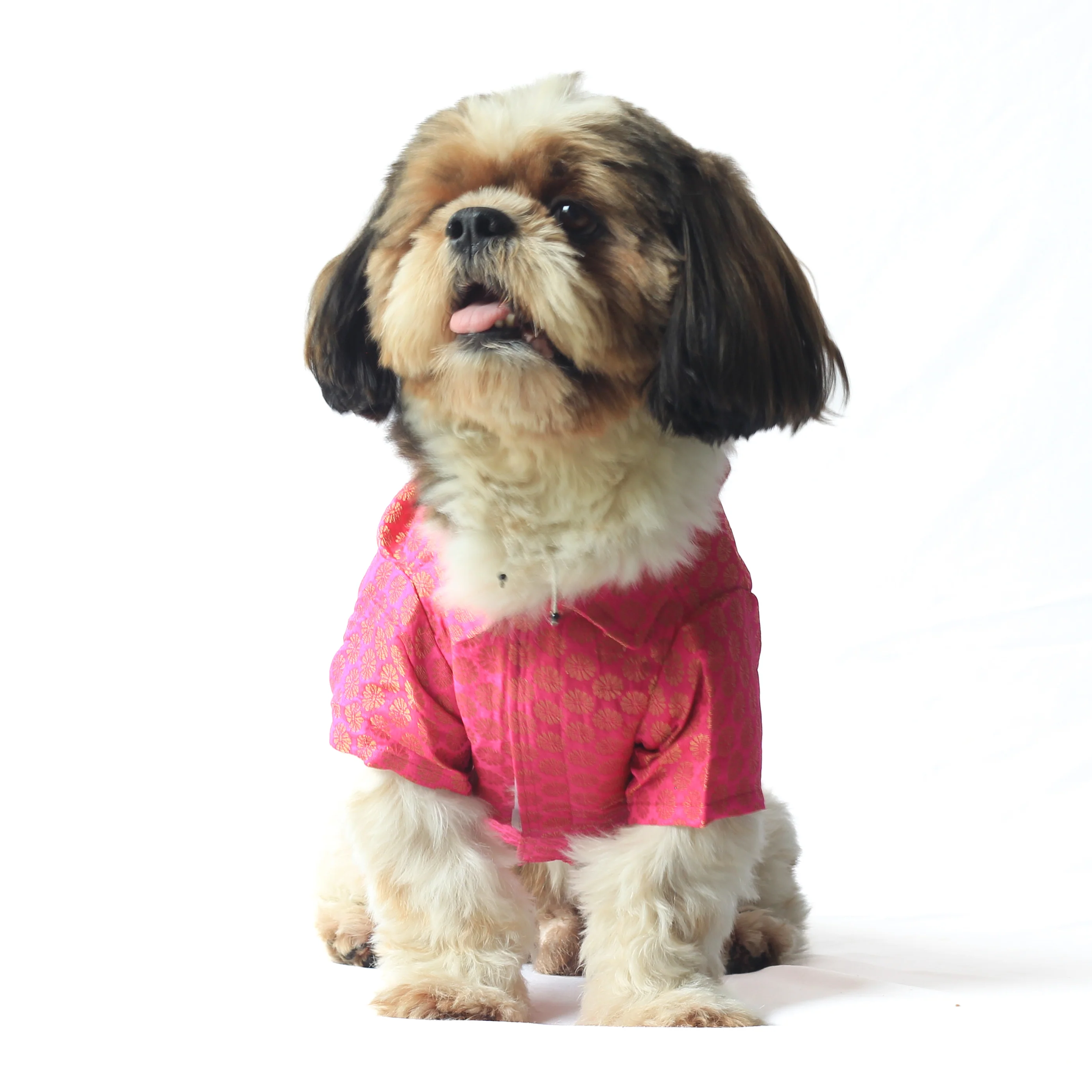 Pawgy Pets Occasion wear shirt Pink for Dogs - Image 3