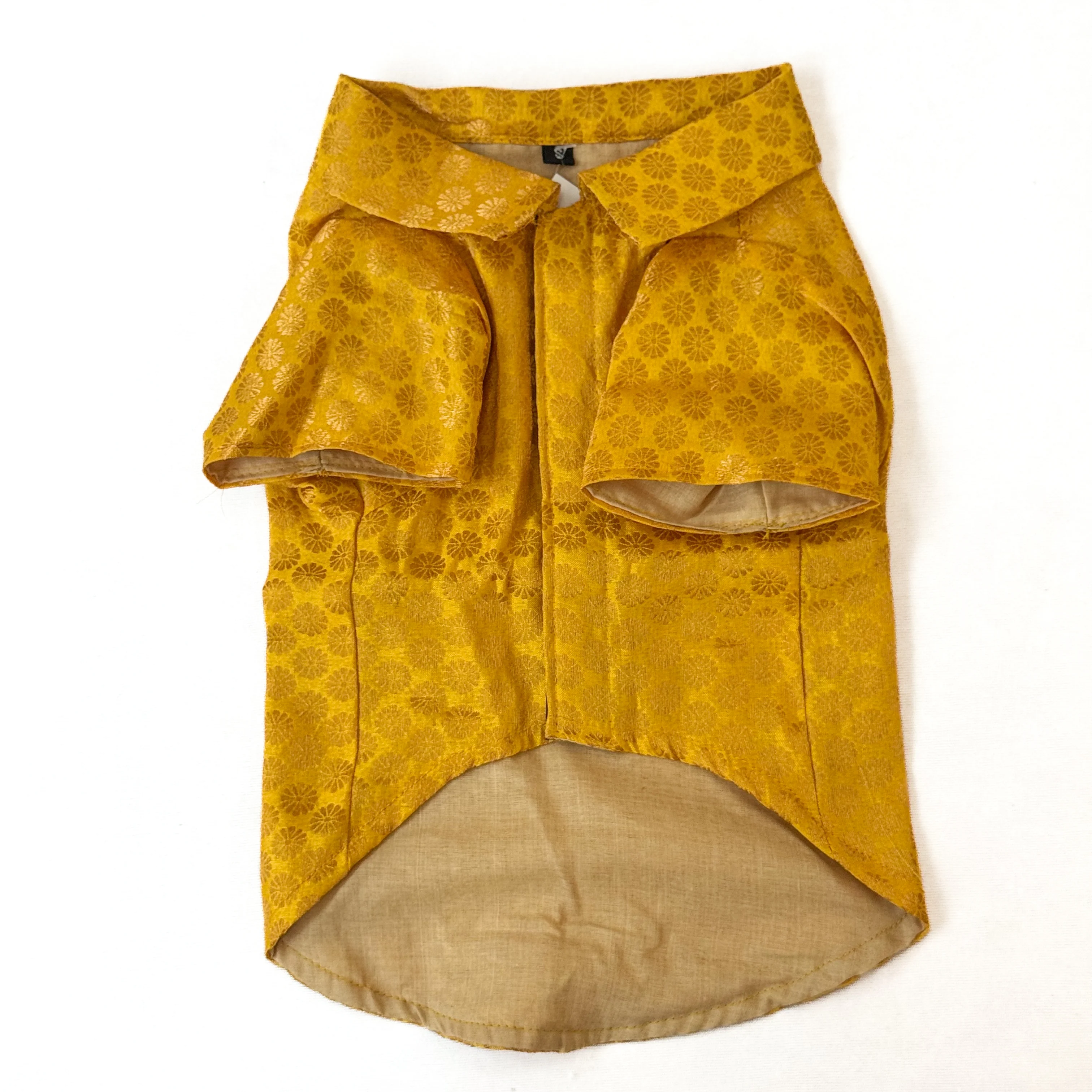 Pawgy Pets Occasion wear shirt Yellow for Dogs - Image 5