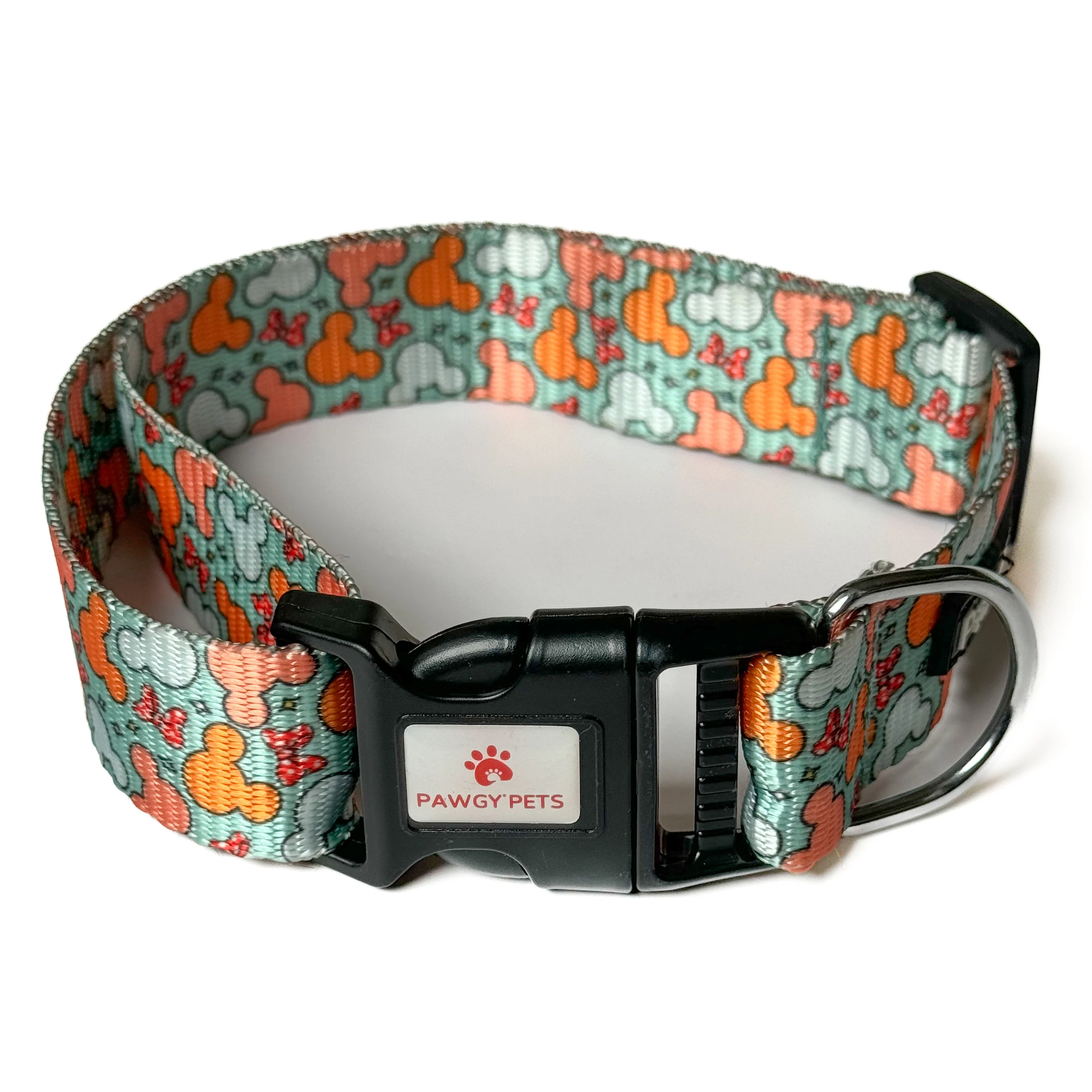 Pawgy Pets Collar Mickey Pastel Green for dogs and cats - Image 5