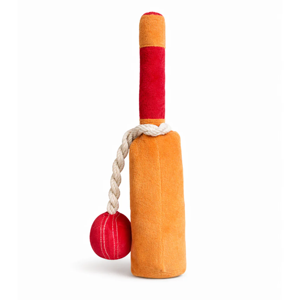 Pawgy Pets Cricket Fever Doggo Plush + Rope Toy - Image 4