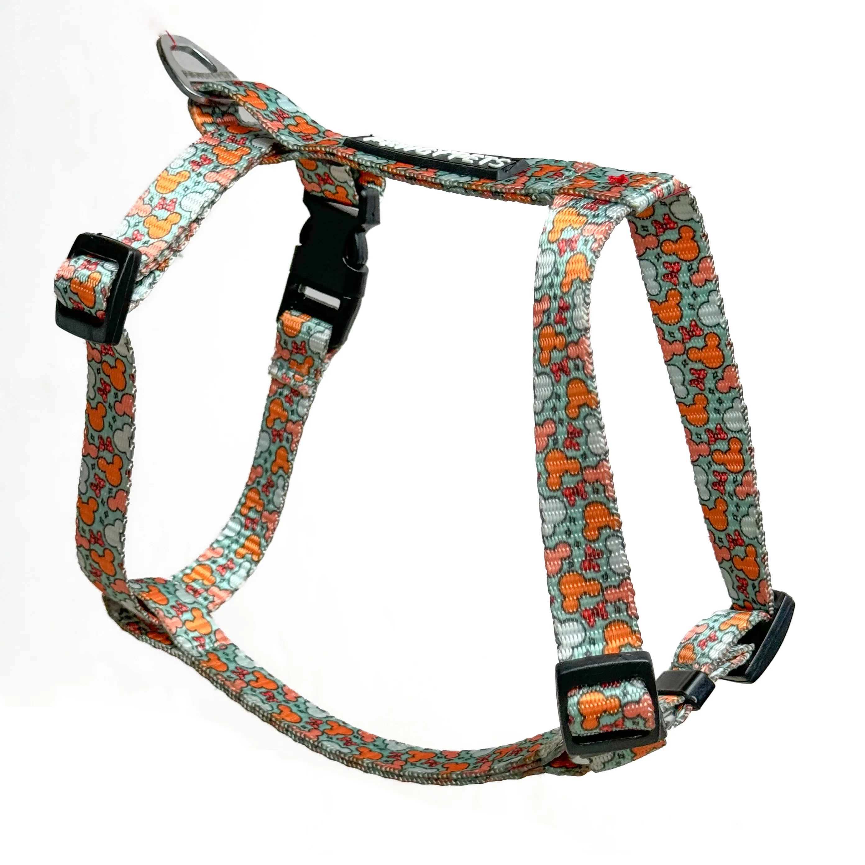 Pawgy Pets H-Harness Mickey Pastel Green for Dogs and Cats - Image 5