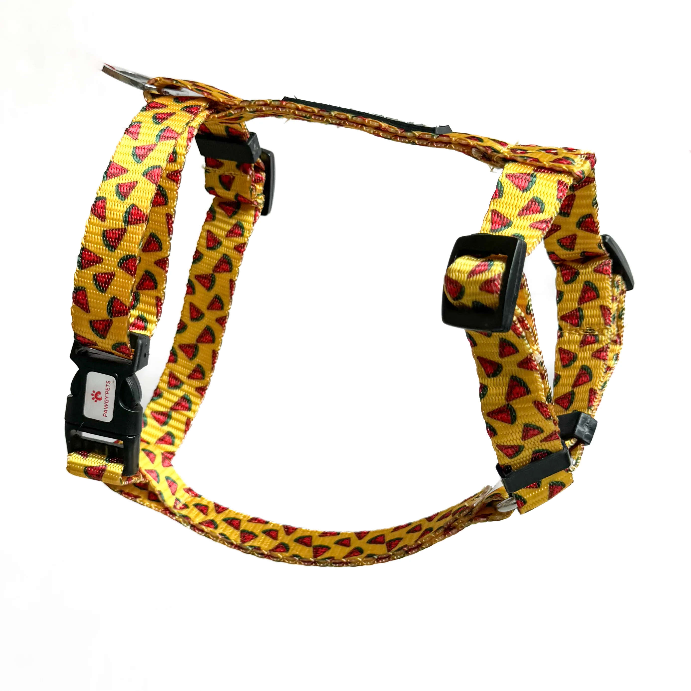 Pawgy Pets H-Harness Watermelon Yellow for Dogs and Cats - Image 4