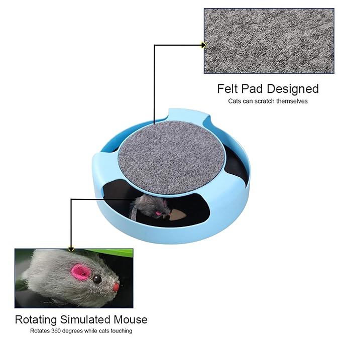 Pawgy Pets Interactive Mouse Moving Catch Toy for Cats - Image 4