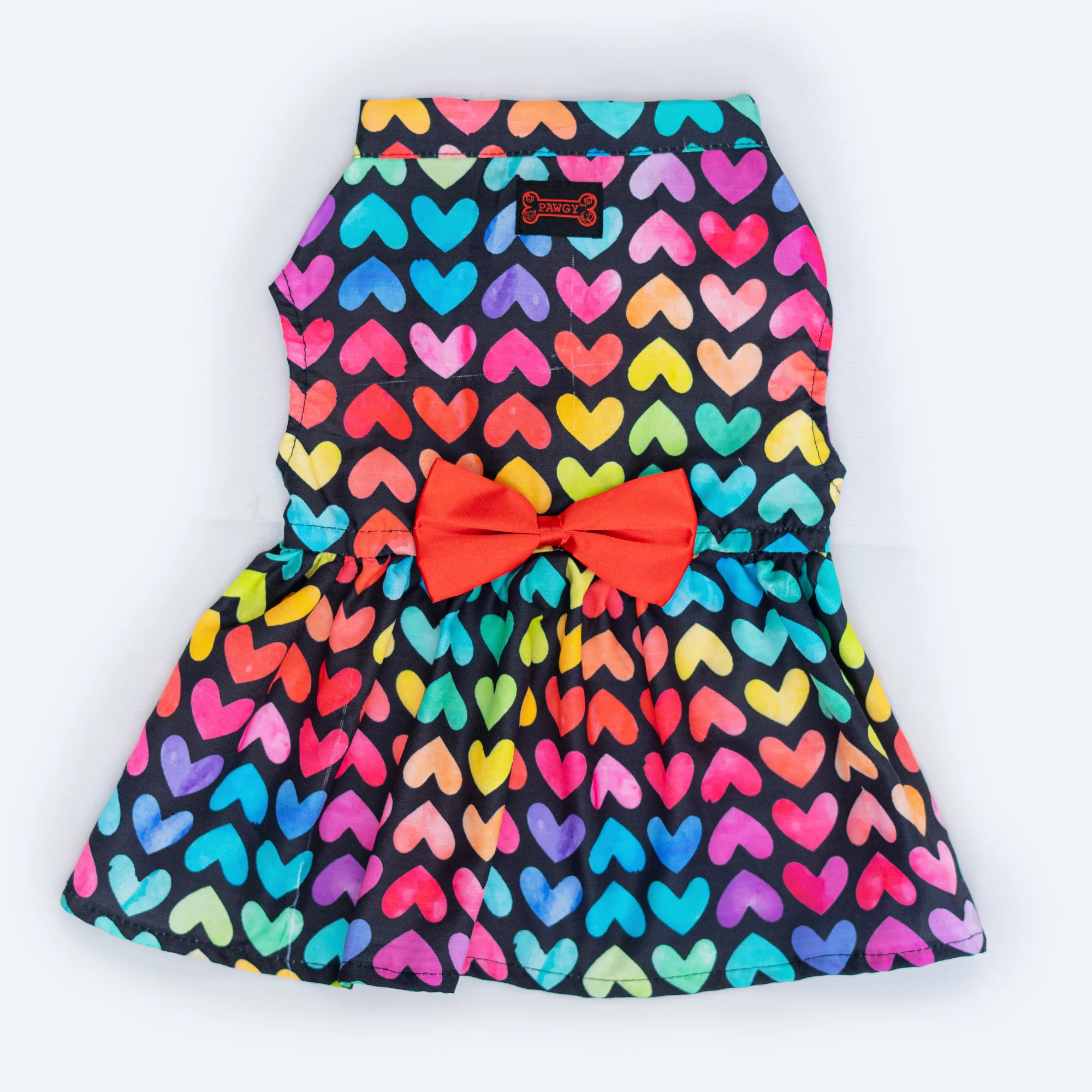 Pawgy Pets Multi-heart Dress (Cat) - Image 3