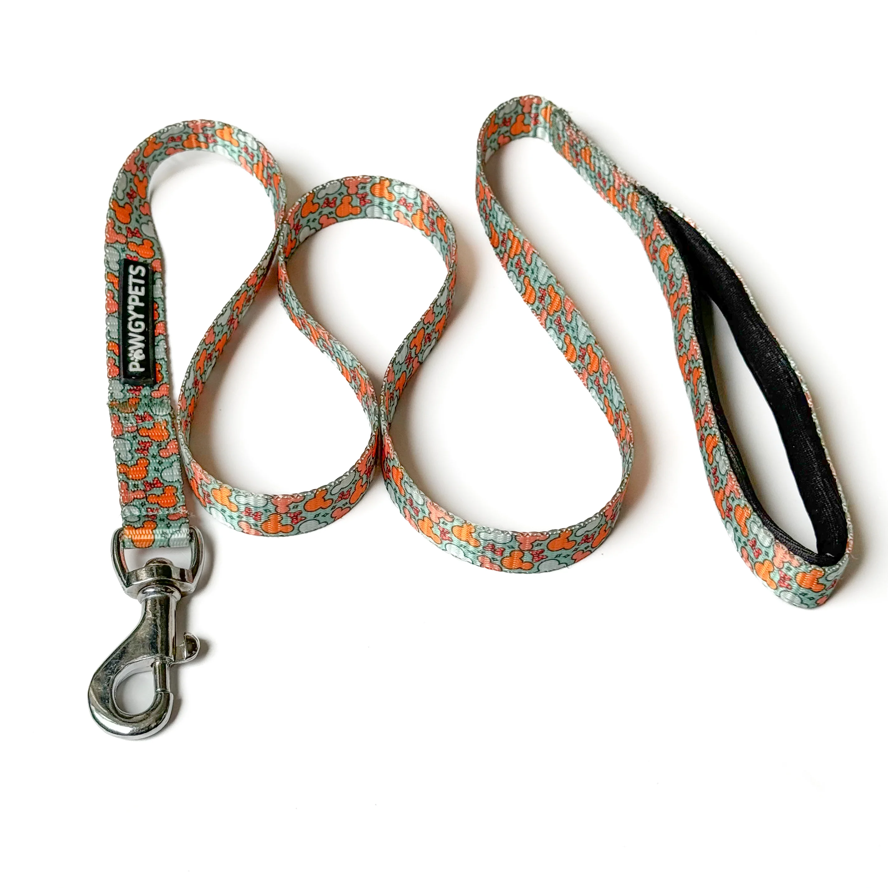 Pawgy Pets Premium Leash: Mickey Pastel Green for Dogs and Cats - Image 3