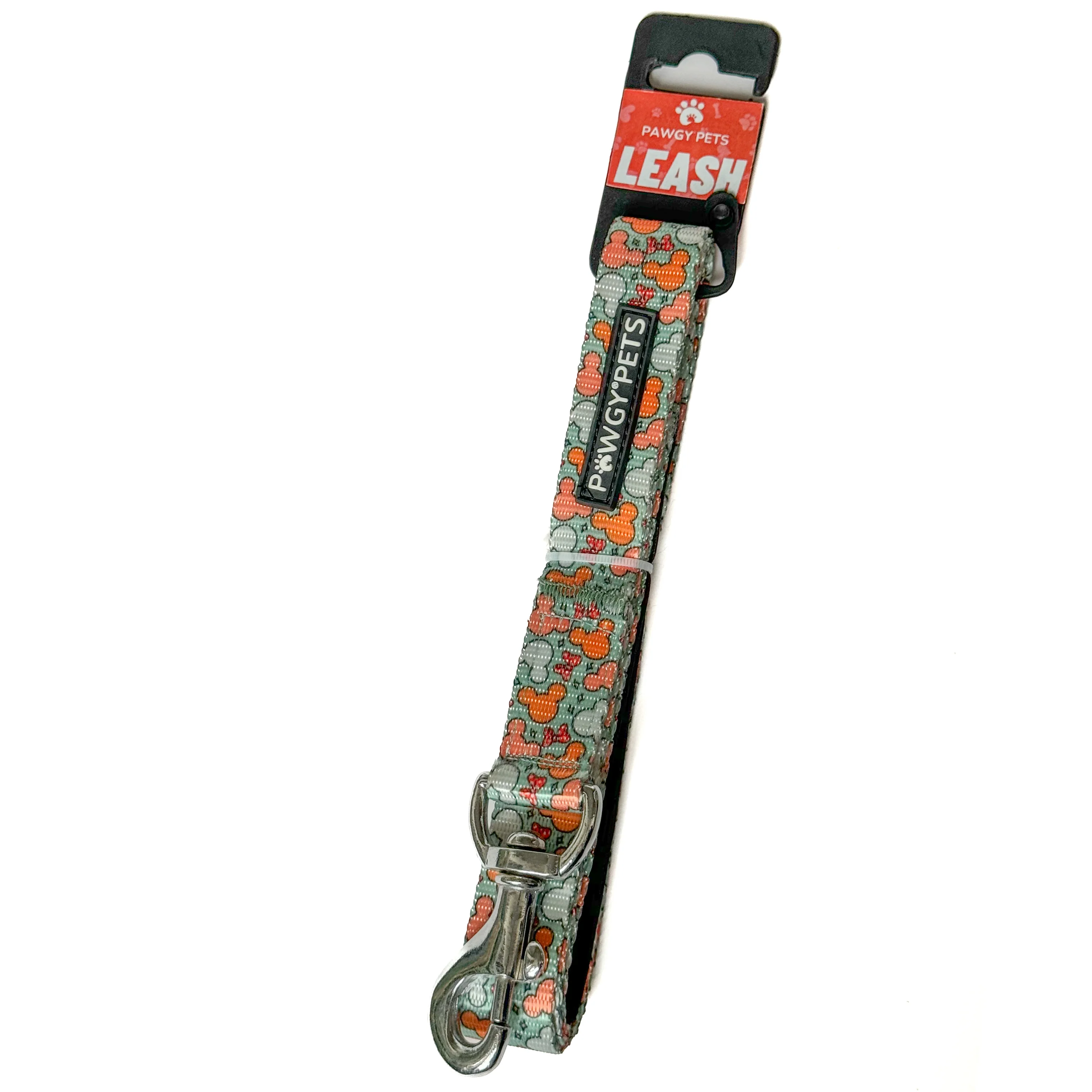 Pawgy Pets Premium Leash: Mickey Pastel Green for Dogs and Cats - Image 4