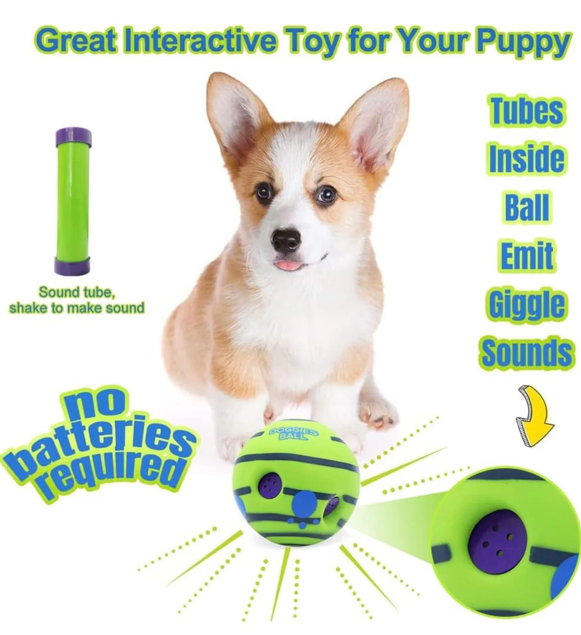 Pawgy Pets Sound Ball for Dogs - Image 4