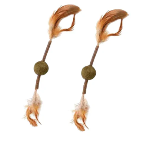 Pawgy Pets Sticks Catnip Toy-Interactive Chewing&Teething Toy For Indoor Cats-Suitable For Kittens&Aggressive Chewers Of All Feline Breeds. - Image 4