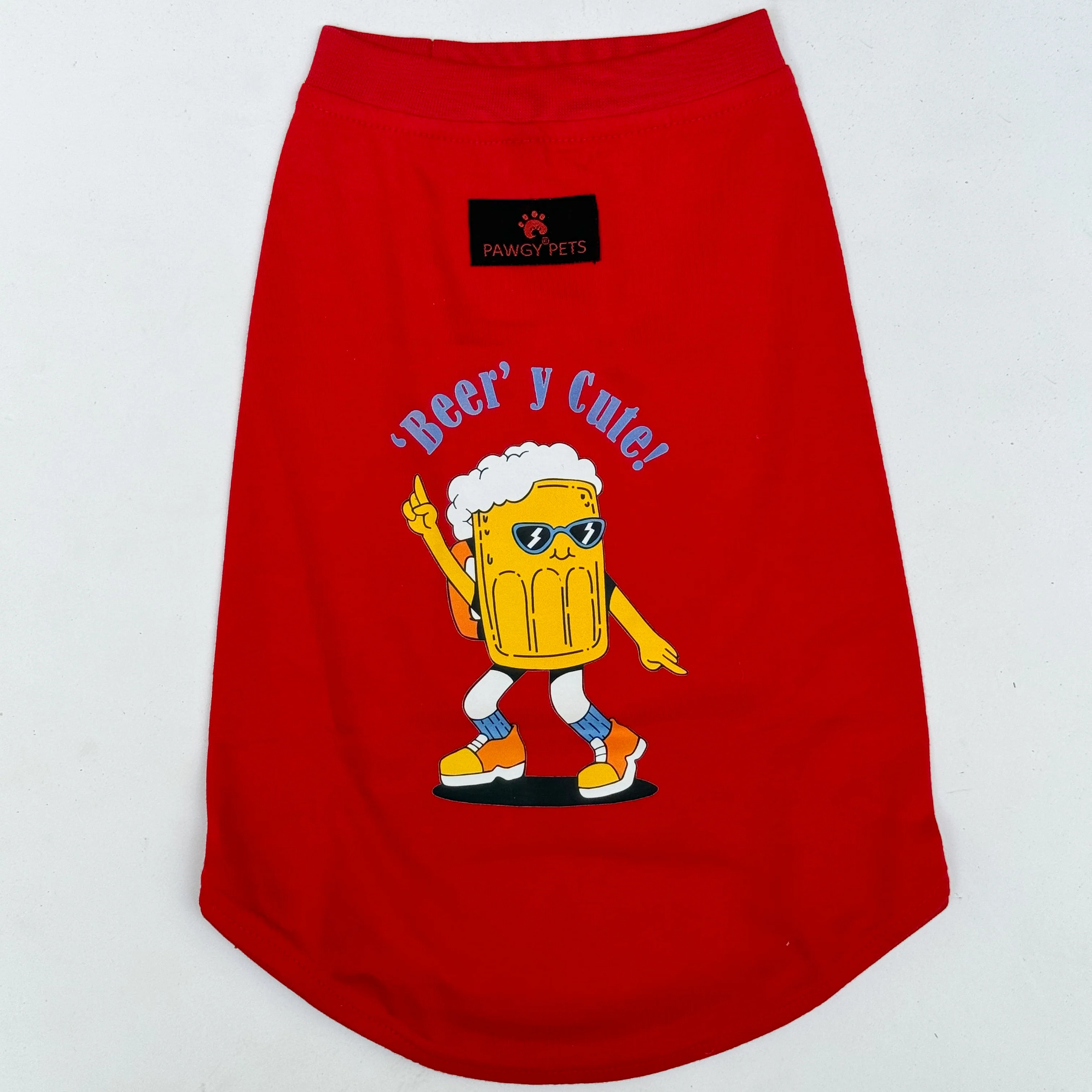 Pawgy Pets T-shirt Beery Cute Red for Dogs & Cats - Image 3
