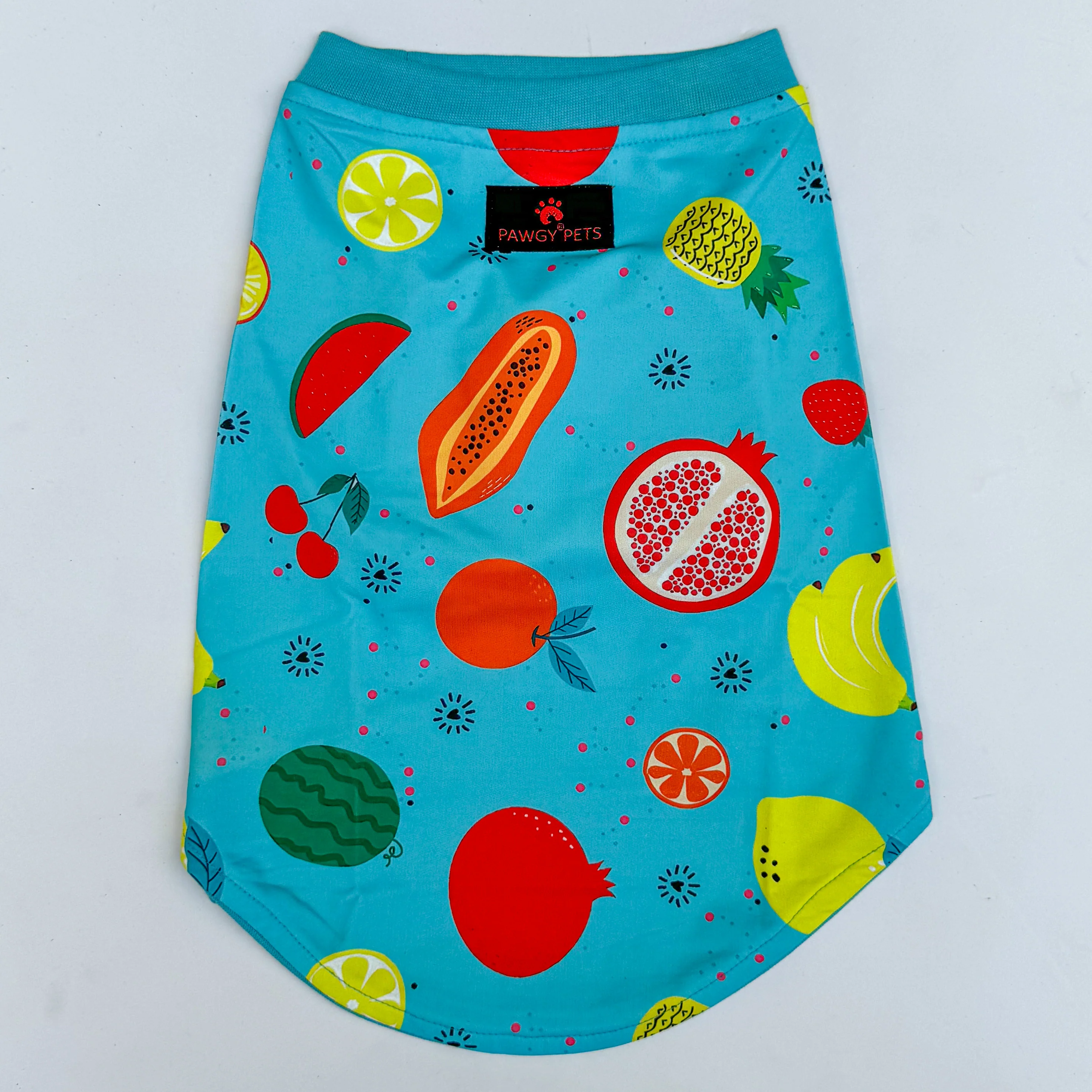 Pawgy Pets T-shirt Fruitylicious Blue for Dogs & Cats - Image 3