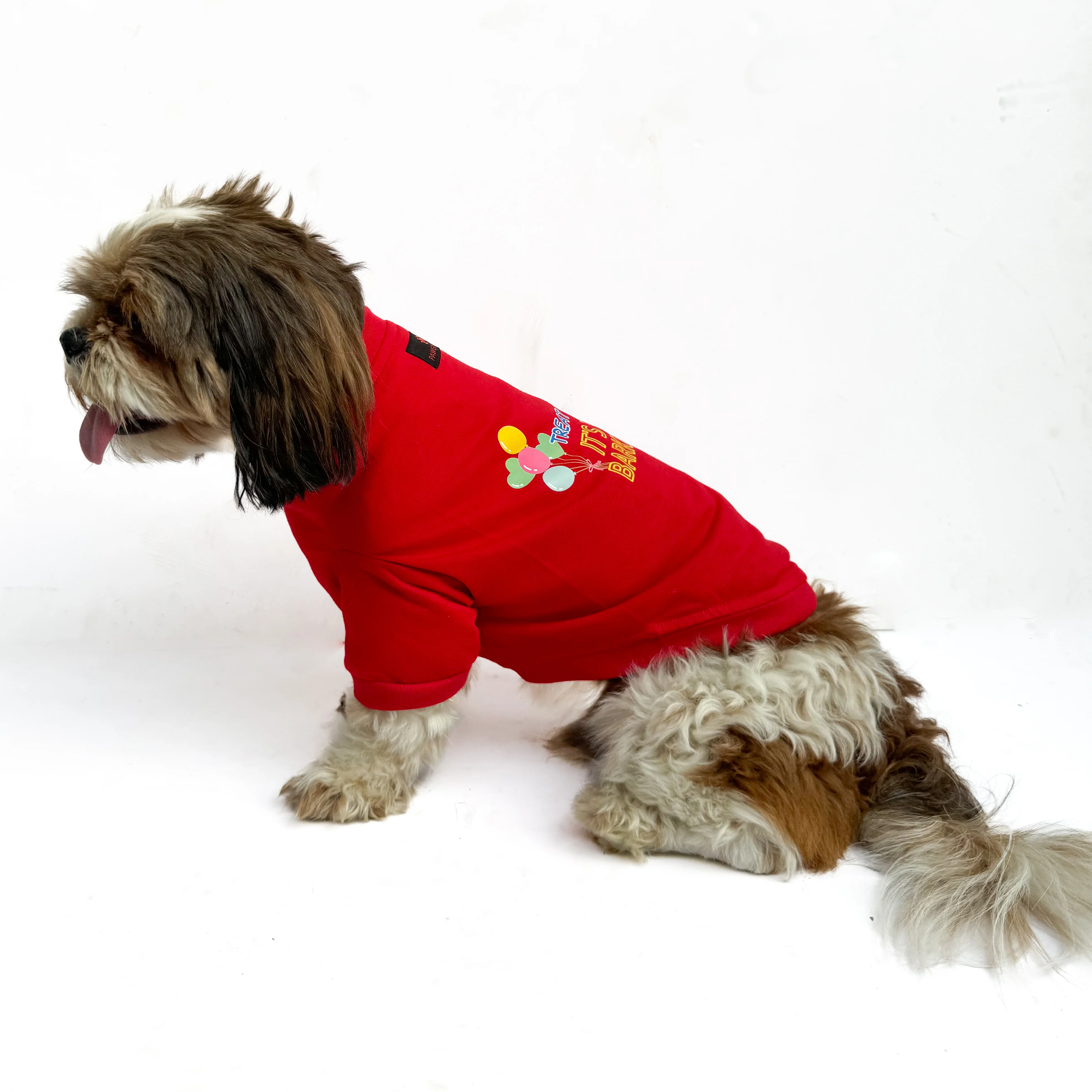 Pawgy Pets T-shirt Special Birthday Edition Red for Dogs & Cats - Image 3