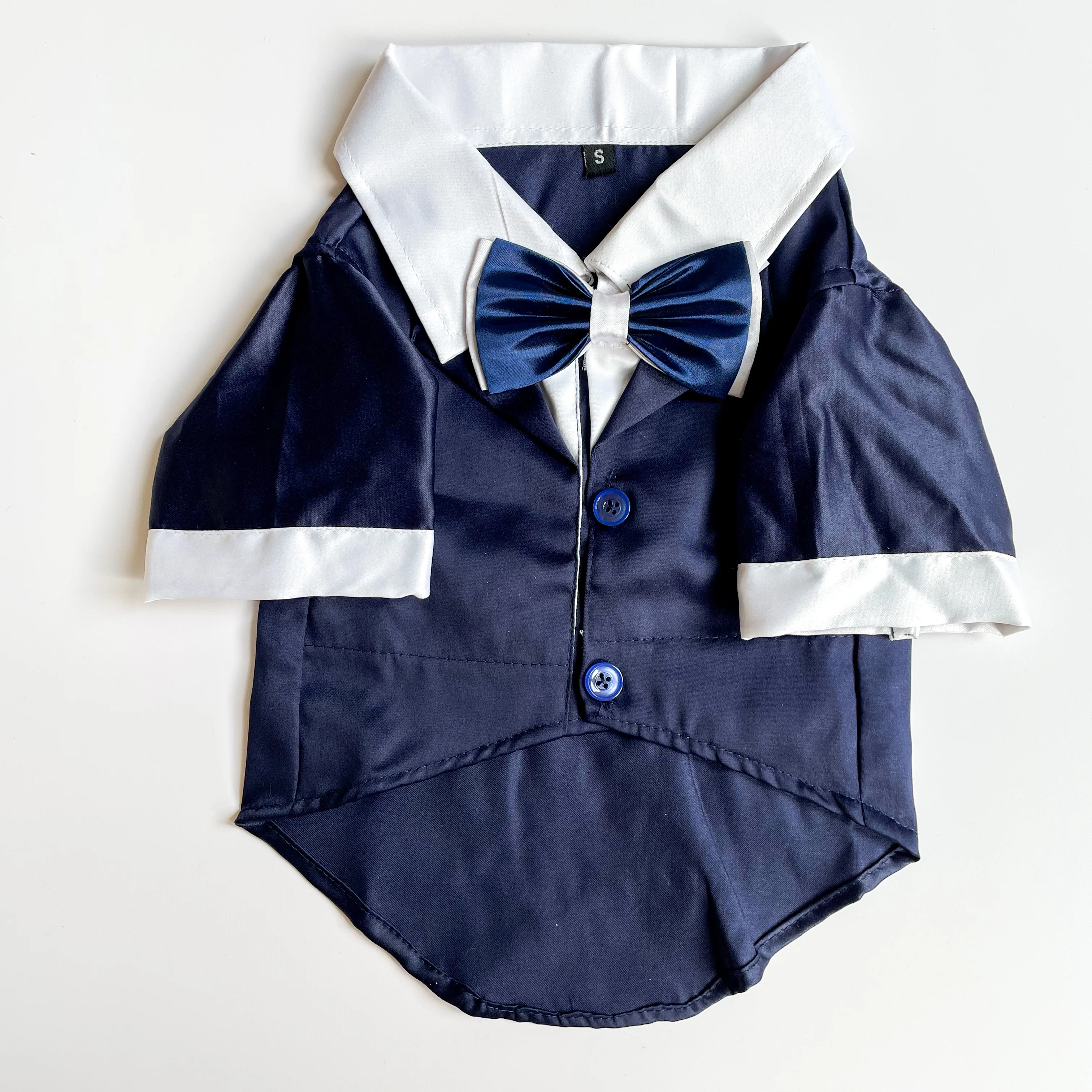 Pawgy Pets Tuxedo: Navy Blue for Dogs - Image 3