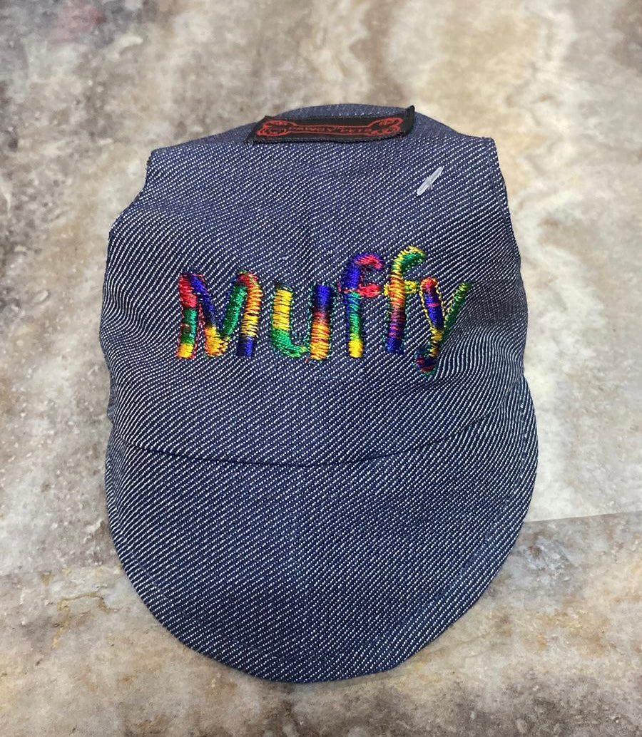 Pawgy Pets Personalised Dog Cap Denim for Dog & Cats - Image 5