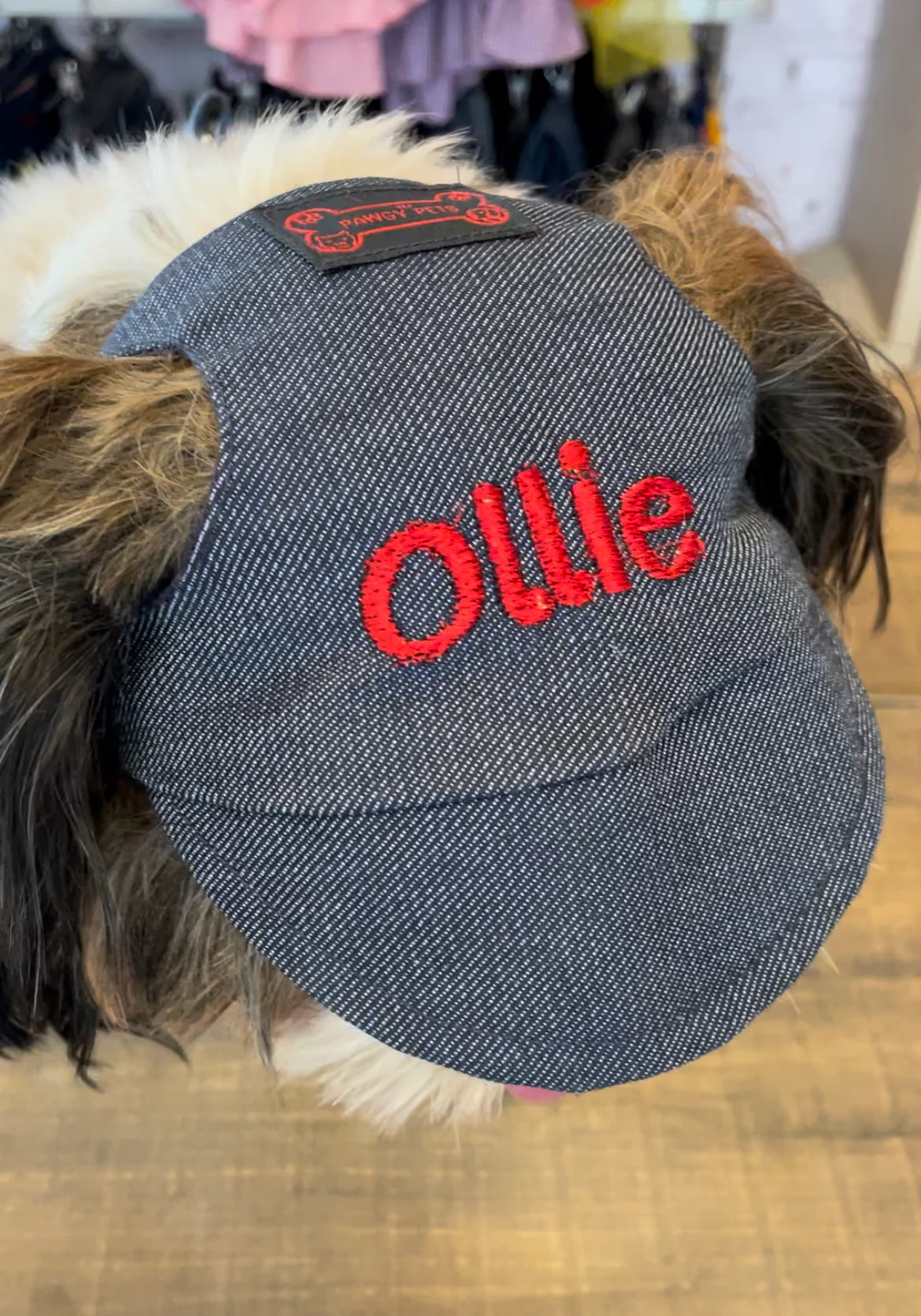 Pawgy Pets Personalised Dog Cap Denim for Dog & Cats - Image 7