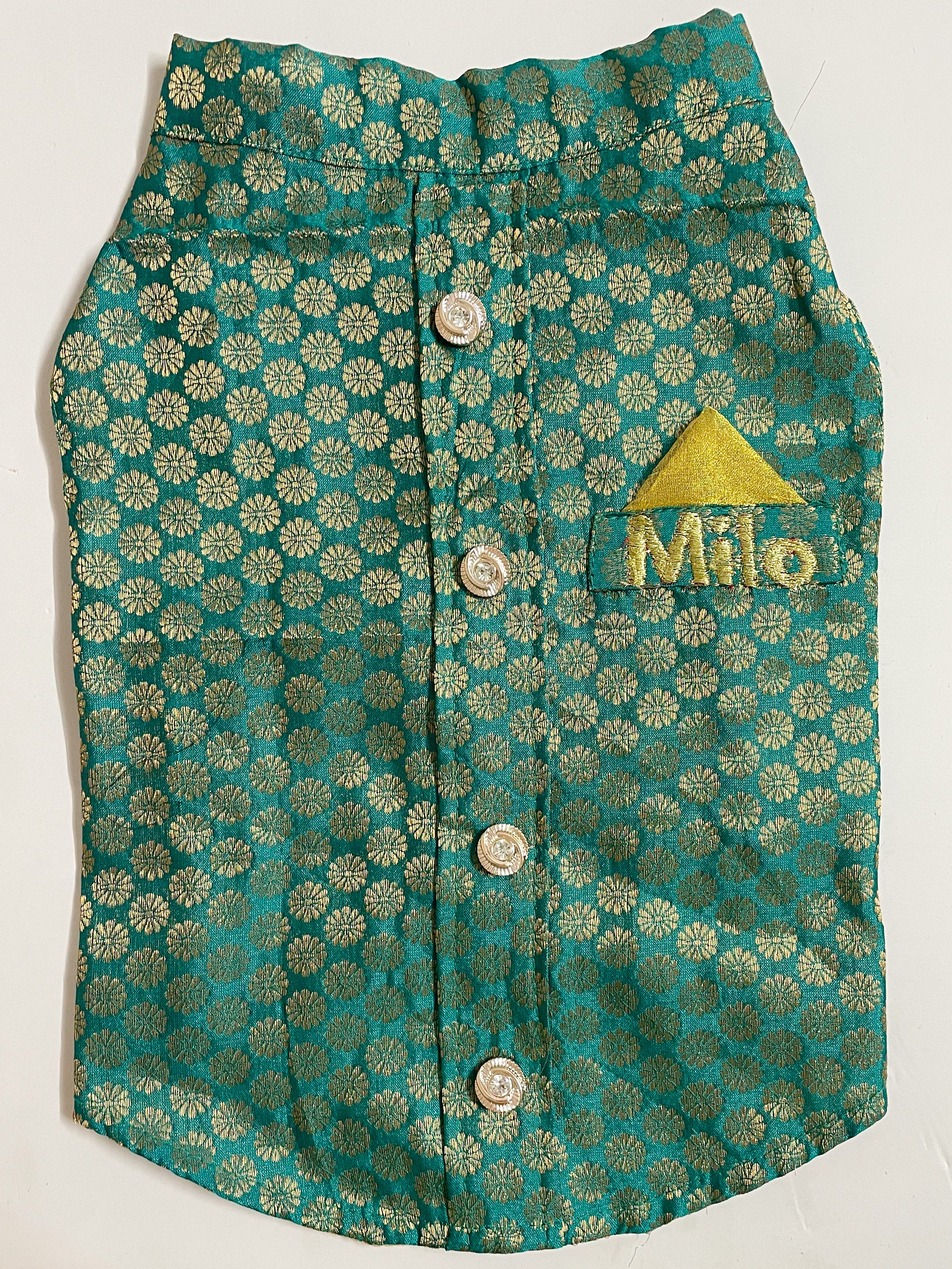 Pawgy Pets Personalised Sherwani for Dogs & Cats - Image 3