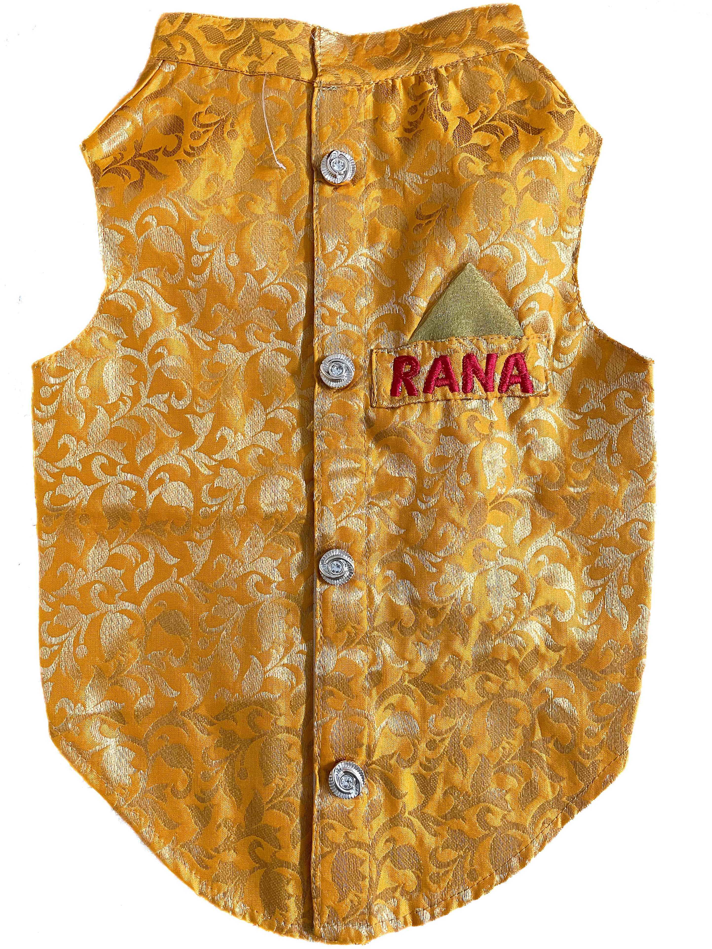 Pawgy Pets Personalised Sherwani for Dogs & Cats - Image 4