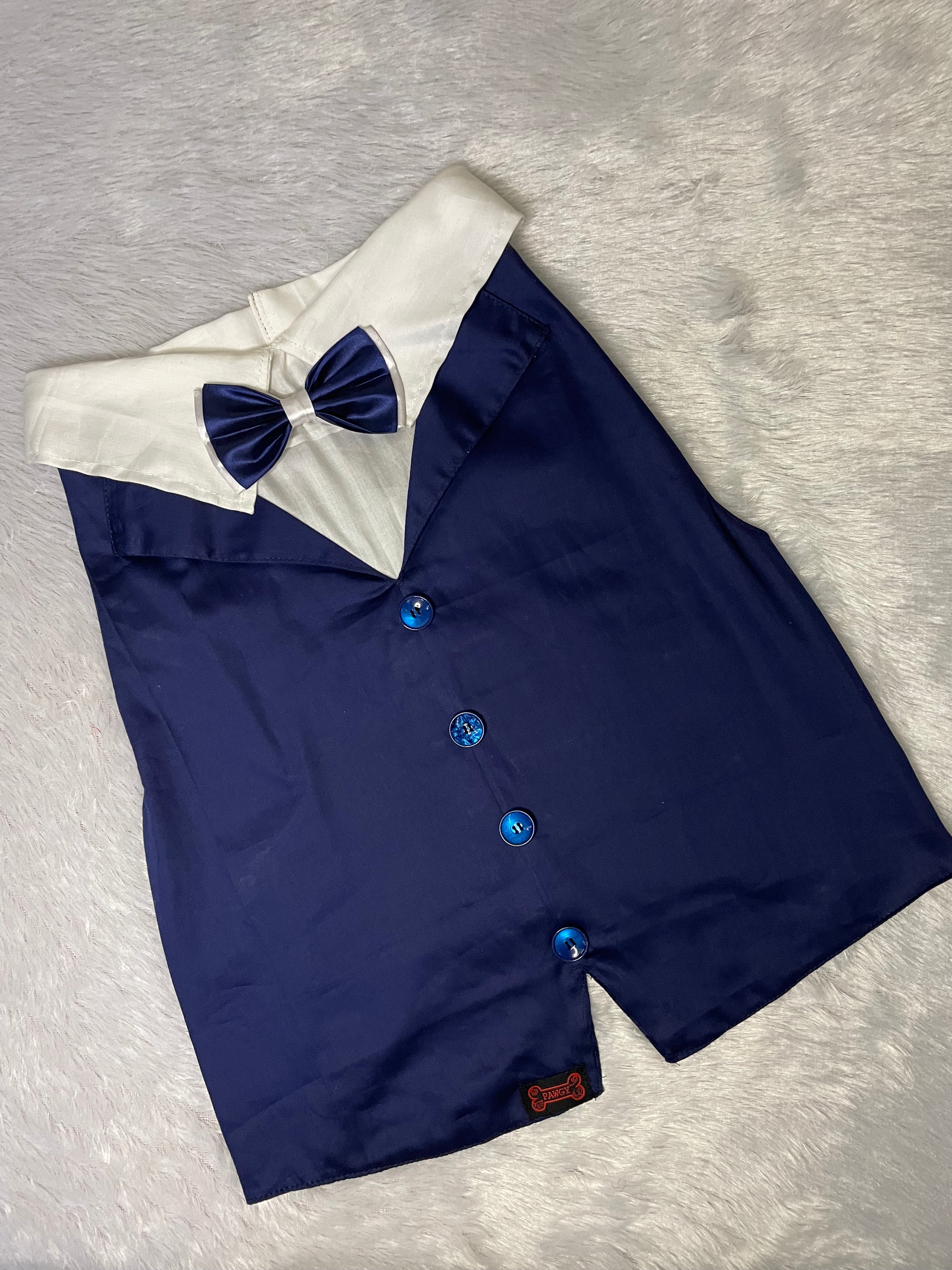 Pawgy Pets Reversed Tuxedo: Black, Blue, Red for Dogs & Cats - Image 3