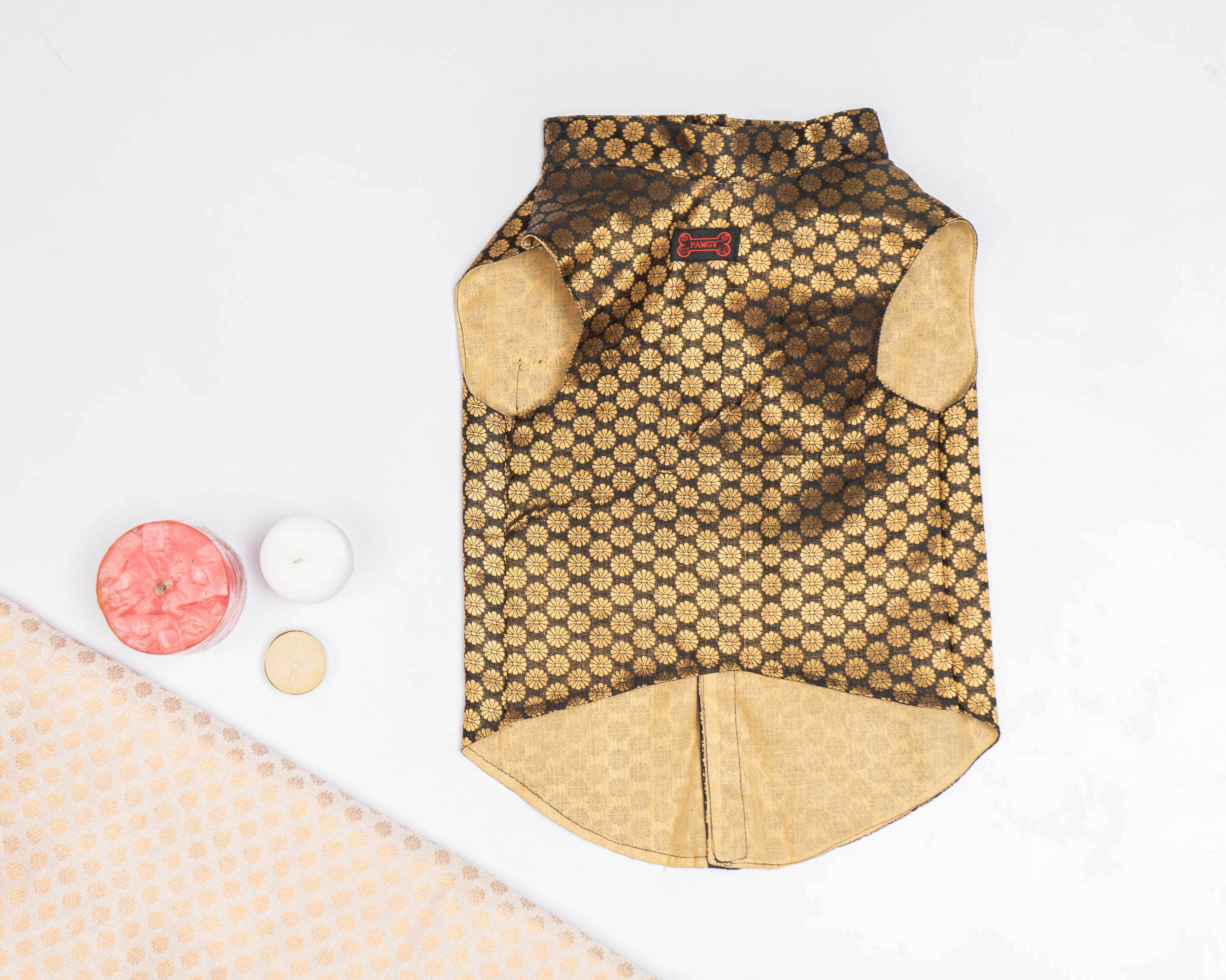 Pawgy Pets Sherwani Black for Dogs - Image 3