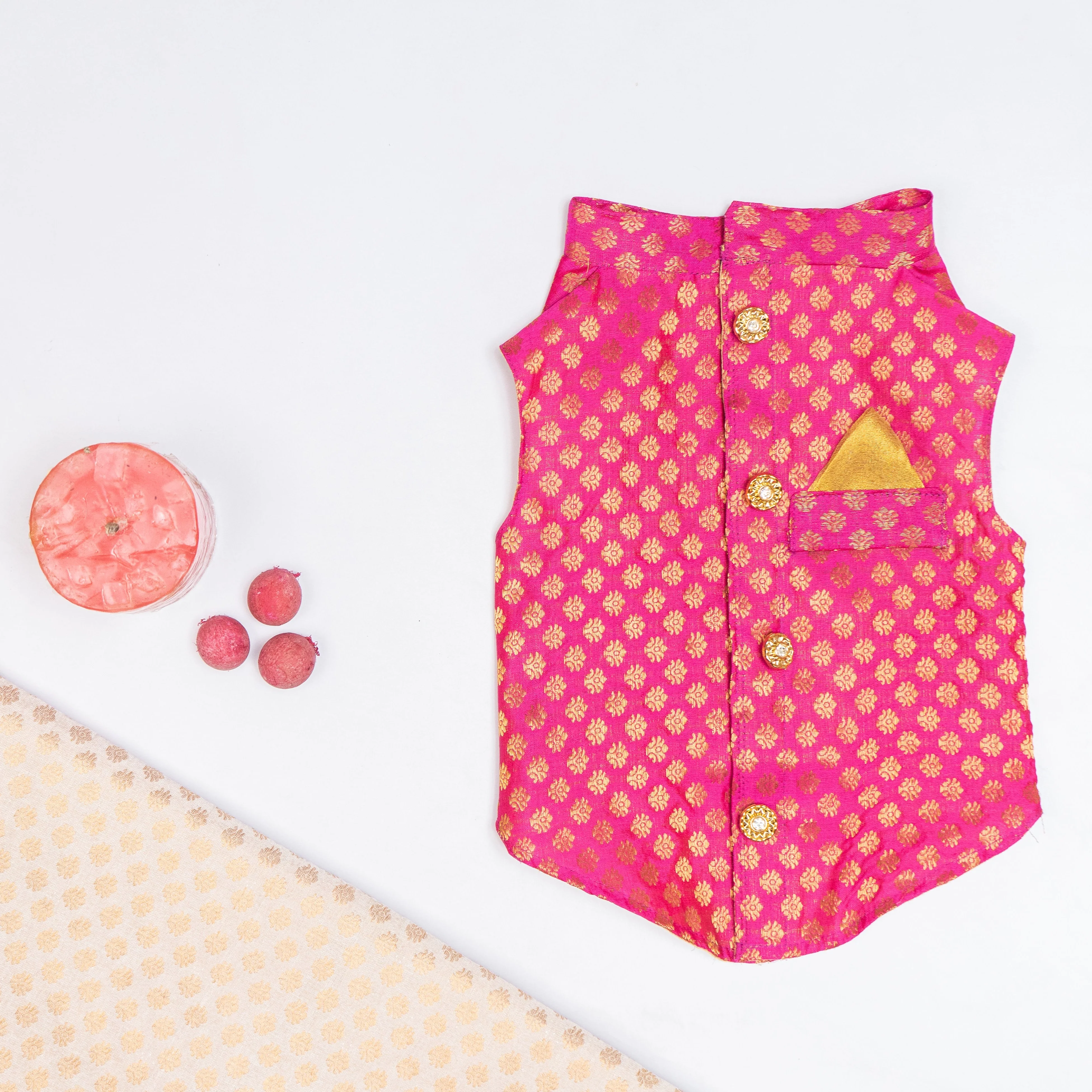 Pawgy Pets Sherwani Pink for Dogs - Image 3