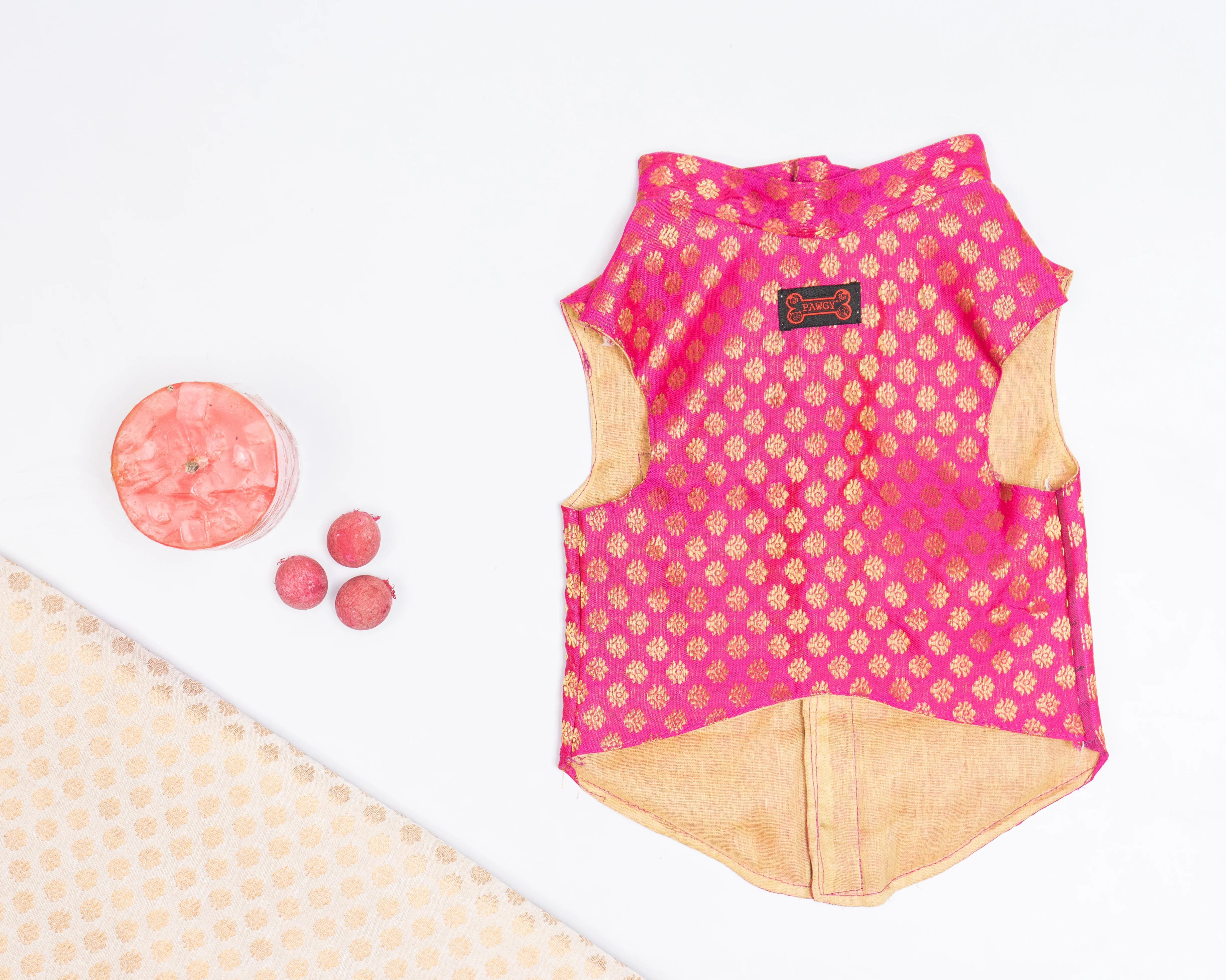 Pawgy Pets Sherwani Pink for Dogs - Image 4