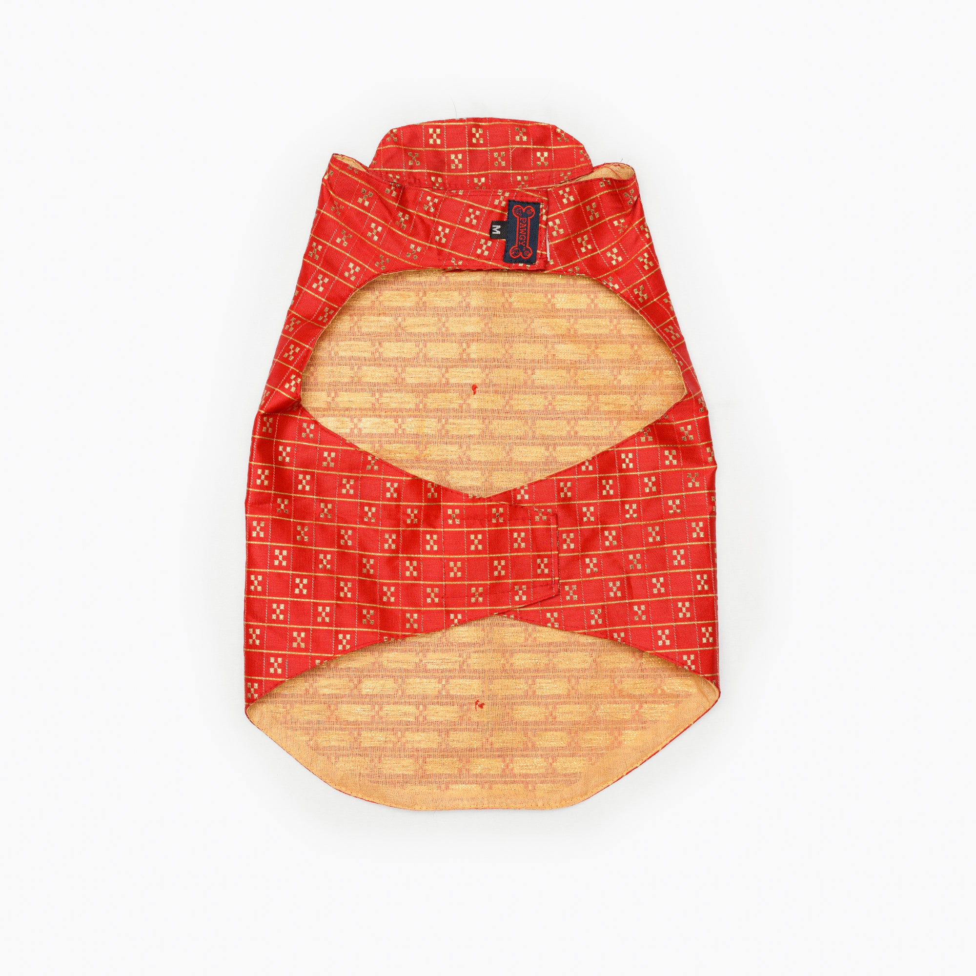 Pawgy Pets Strapy Sherwani Red for Dogs - Image 6