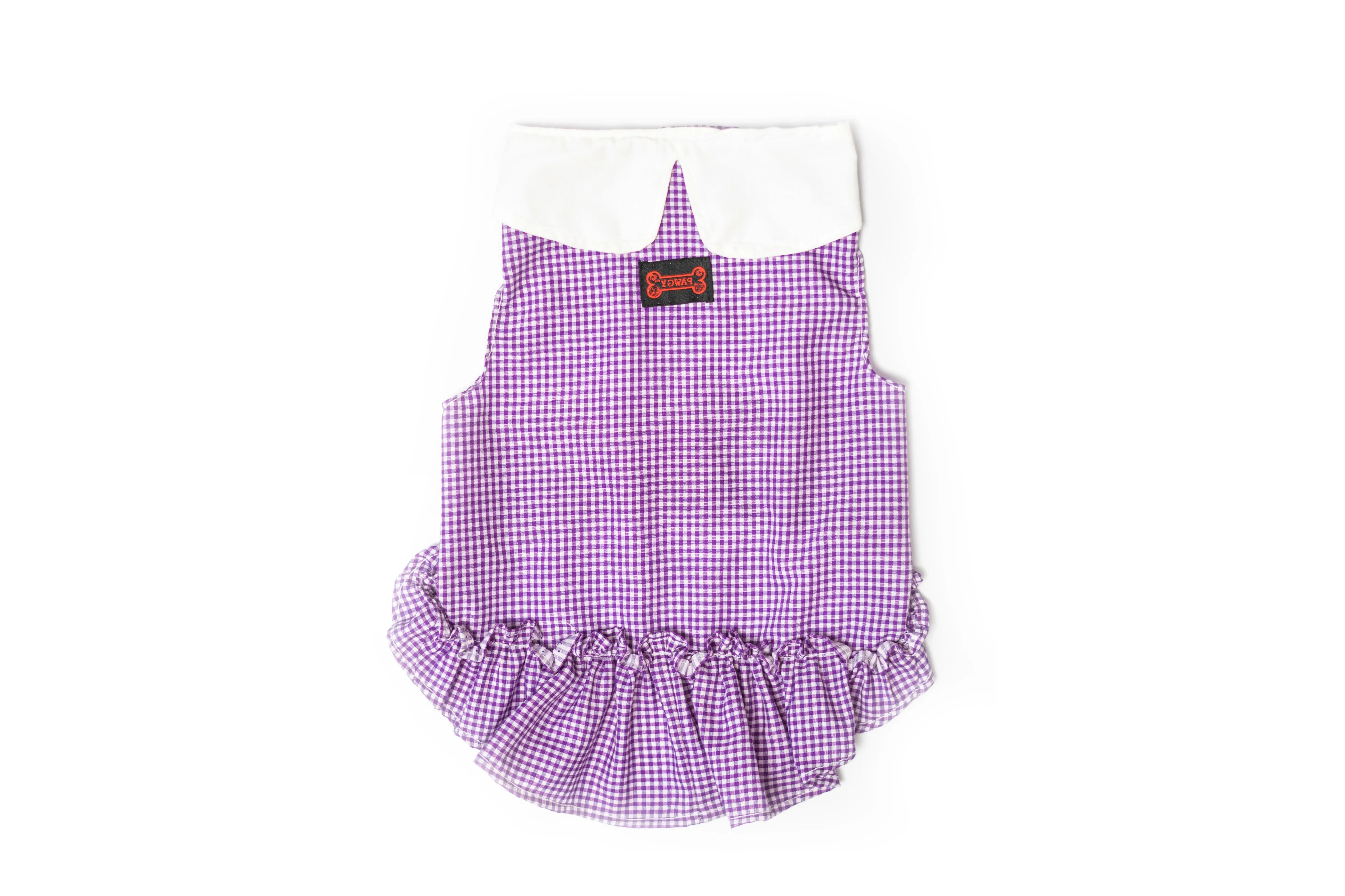 Strapy Summer dress: Purple - Image 4